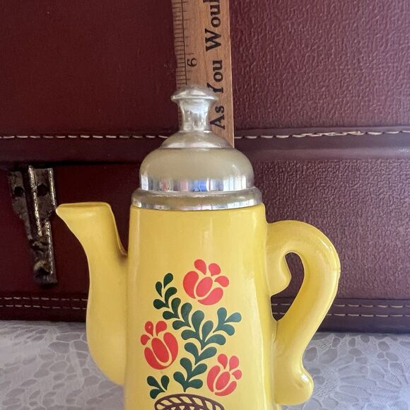 Avon Vtg 70s Koffee Klatch Yellow Field Flowers Foaming Bath Oil Full Bottle 5oz - Picture 13 of 14